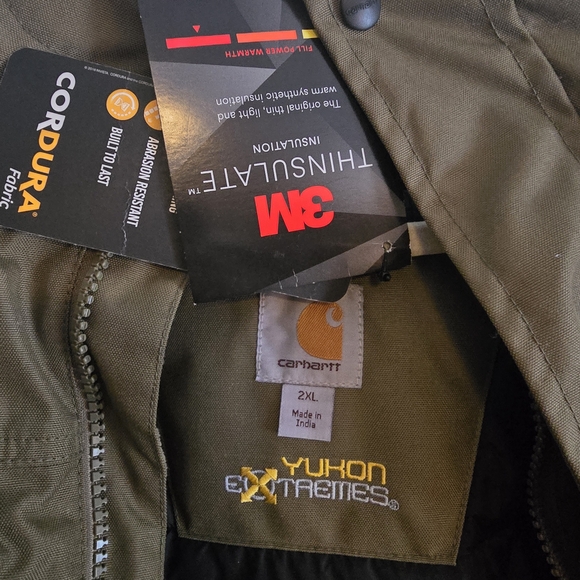 Carhartt Yukon Extreme Parka Men's Size 2XL Insulated Coat 104476 391 - Picture 6 of 7